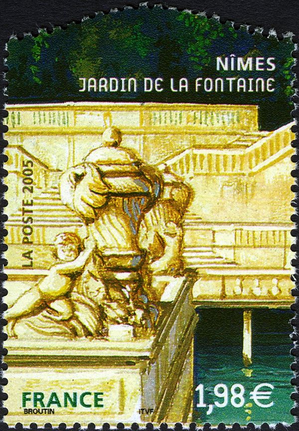 Nimes Gardens of the Fountain: Sculpture Basin Nymphaeum