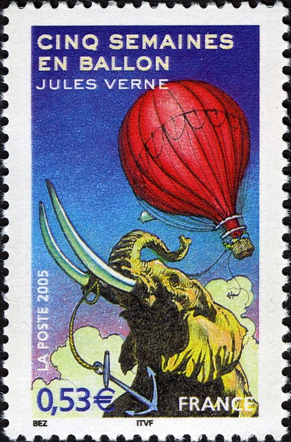 Jules Verne (1828-1905) 5 Weeks In A Balloon