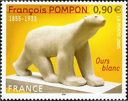 "Polar Bear" by François Pompon (1855-1933)