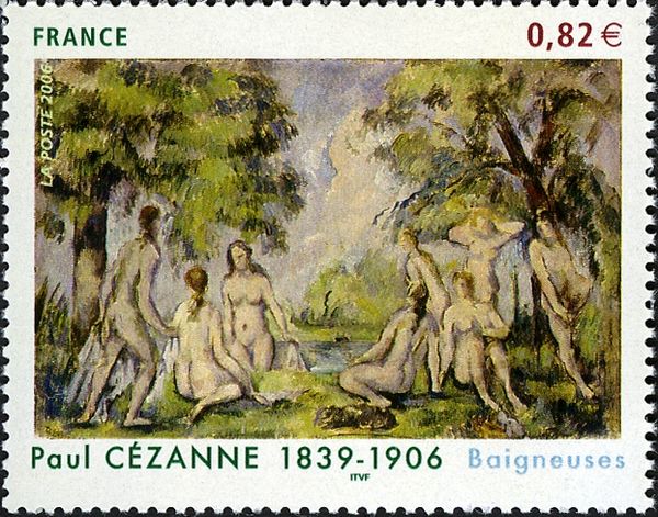 "The Bathers" by Paul Cezanne (1839-1906)