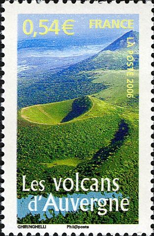 The volcanoes in Auvergne
