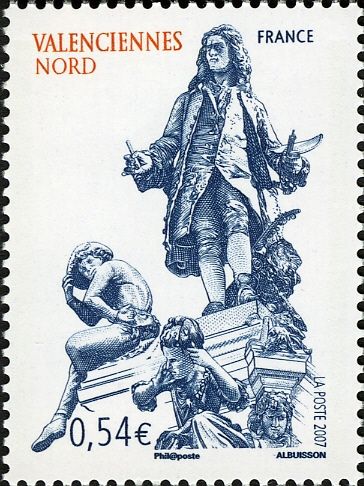 Valenciennes: Statue of Antoine Watteau