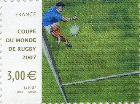 Rugby - Lenticular stamp