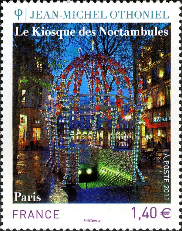 Nightlife Kiosk Paris by Jean Michel Othoniel (1964)