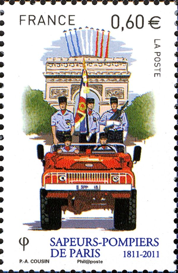 parade at the Arc de Triomphe