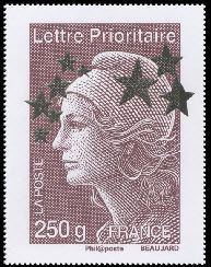 Marianne max 250g, brun-violet et or