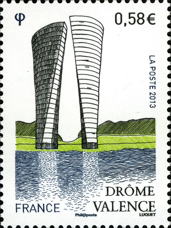 Valence, Drome - Water Tower