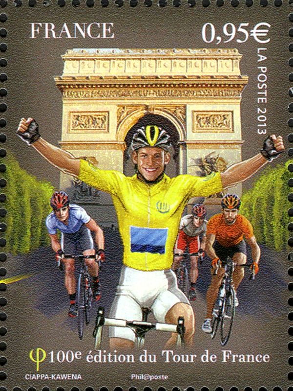 The yellow jersey to Champ Elysees