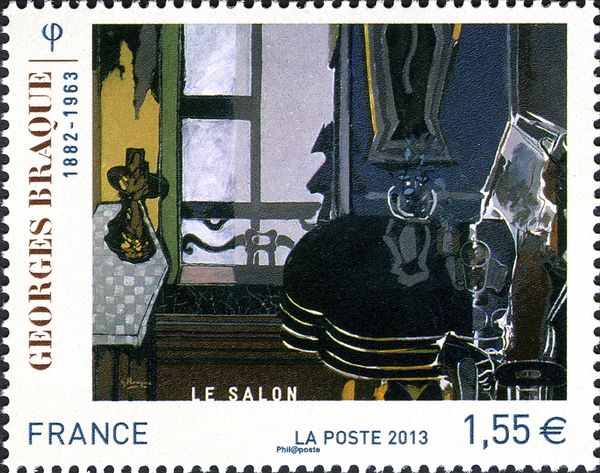 The Salon by Georges Braque