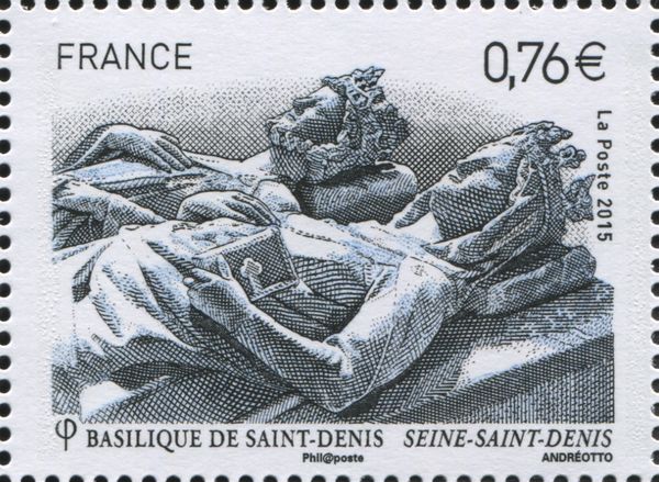 Gisants of Robert II the Pious and his wife Constance of Arl