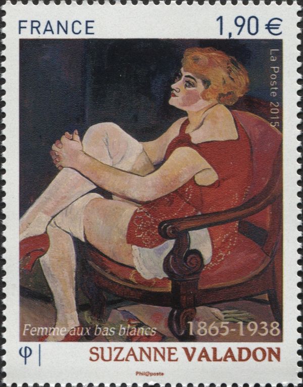 Woman with White Stockings by Suzanne Valadon 1865-1938