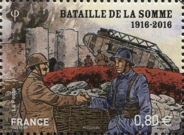 Battle of the Somme 1916-2016 - EUR 0,80
