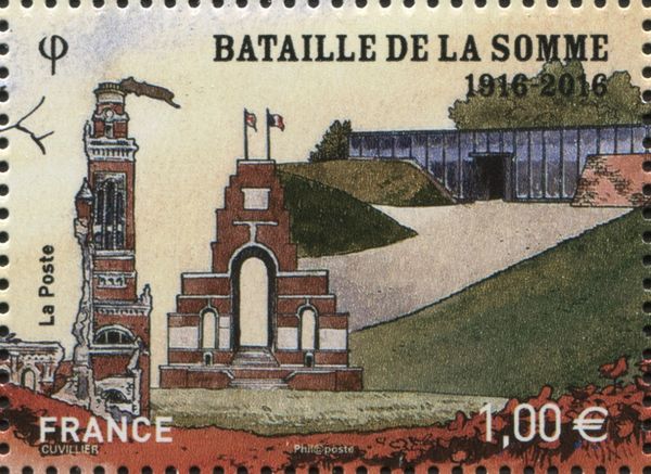 1916-2016 Battle of the Somme - 1 euro