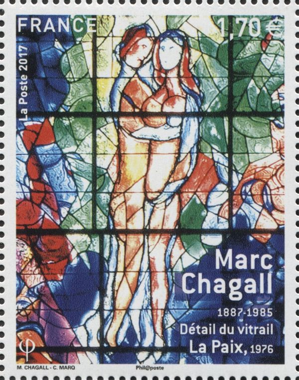 "The Peace" (detail, 1986), by Marc Chagall