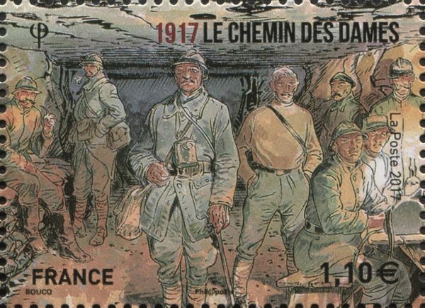 French infantry at Chemin des Dames