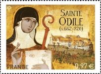 Sainte Odile(662-720), 1300th Anniversary of Death