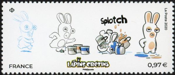 Rabbids (Lapins Crétins) Sheet Stamp
