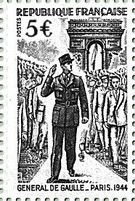 De Gaulle Entering Paris Type of 1971