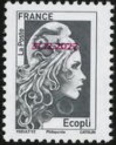 Marianne L'Engagée overprinted 31.12.2022