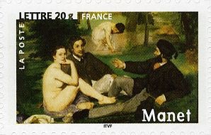 "Luncheon on the Grass" by Edouard Manet 1863