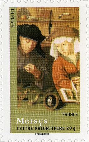 Lender and his Wife by Quentin Metsys