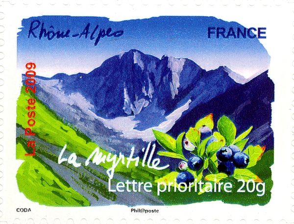 Rhône-Alpes = Blueberry