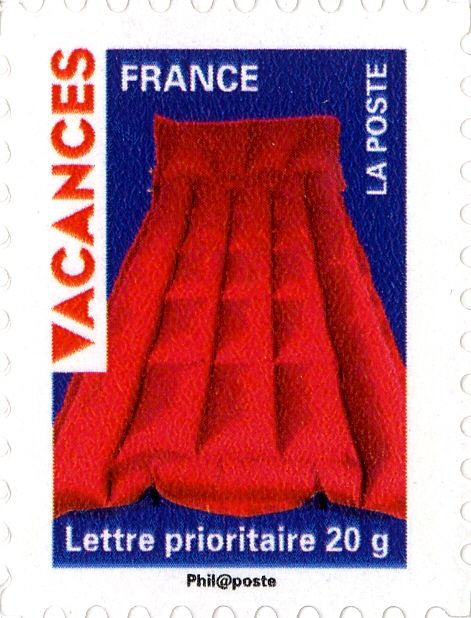Holiday Stamps- Red Air Mattress