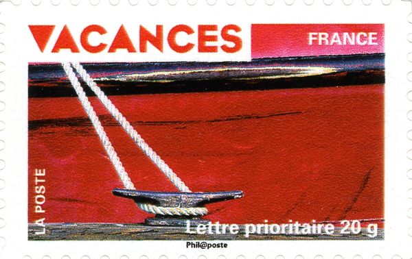 Holiday Stamps- Red Boat, Rope and Cleat