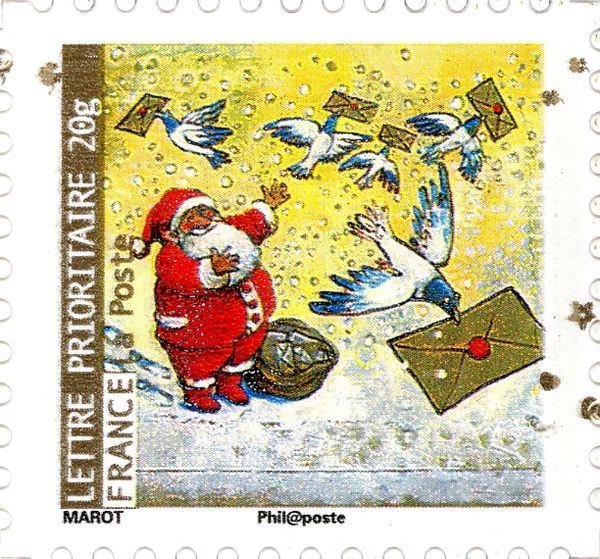 Father Christmas and Pigeon