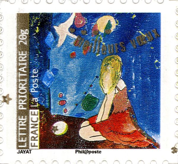 Kneeling Woman Watching Stars