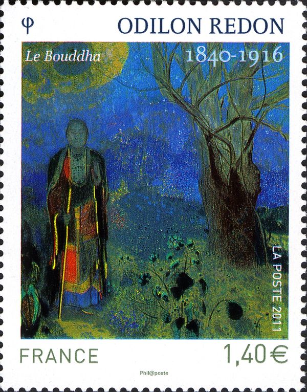 The Buddha by Odilon Redon (1840-1916)