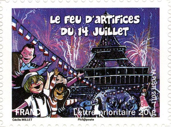 The Fireworks of 14 July - Paris