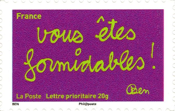 Vous êtes formidables!