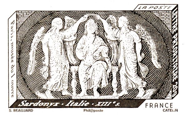 Sardonyx, Italy, 13th Century (Engraving)