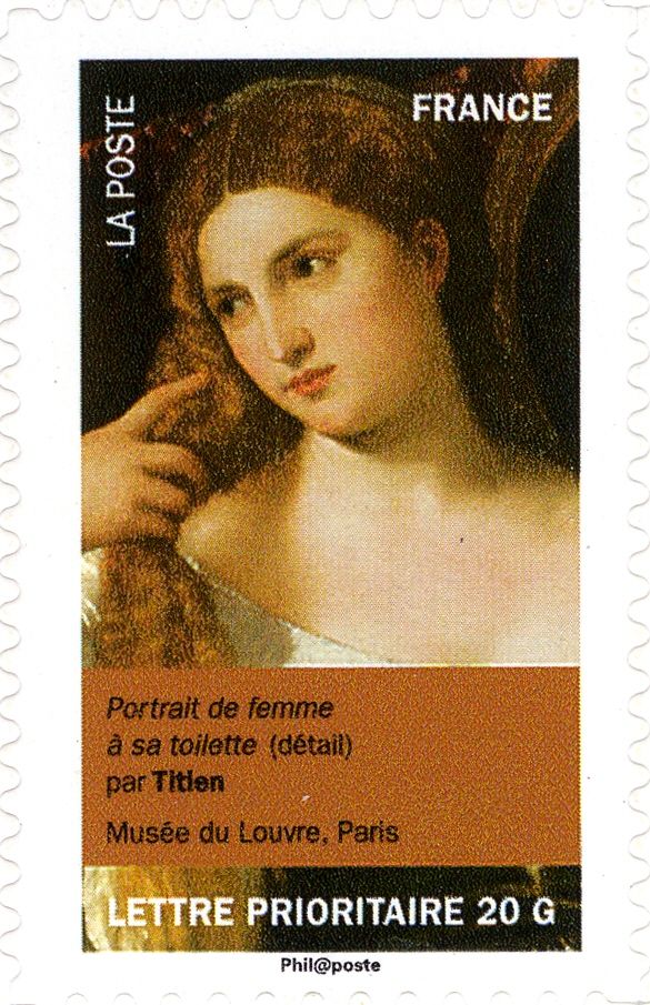 Portrait of woman at her toilet (detail)