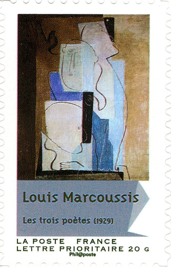 The Three Poets; Louis Marcoussis (1929)