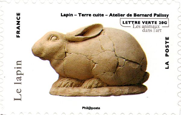 Rabbit, Terracotta Workshop of Bernard Palissy
