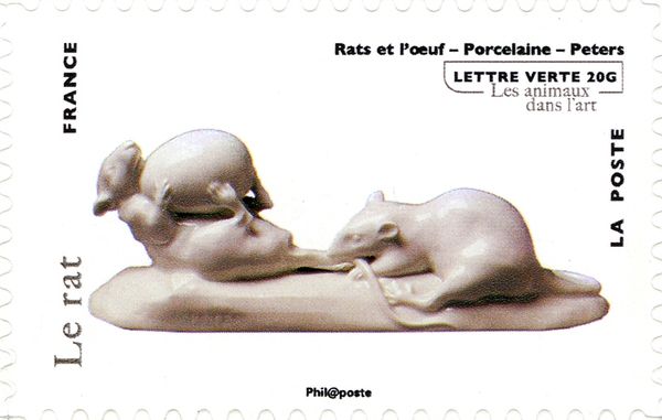 Rats and Egg, Porcelain, Works of Peters