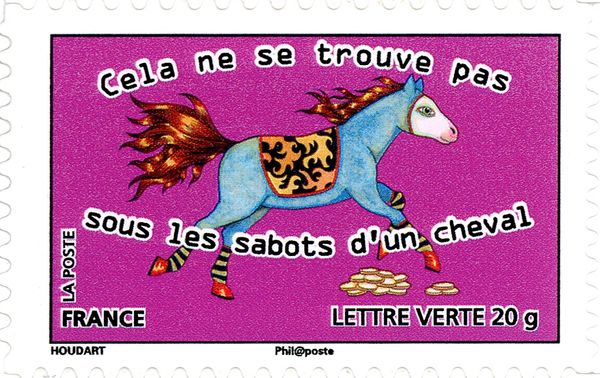 Not under the hooves of a horse