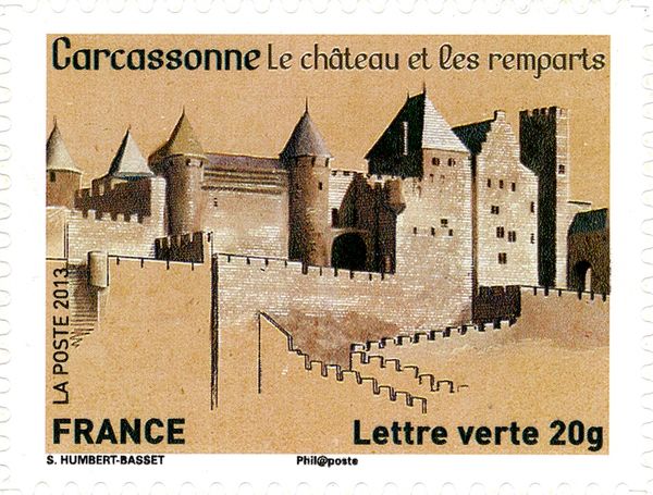 Carcassonne castle and ramparts