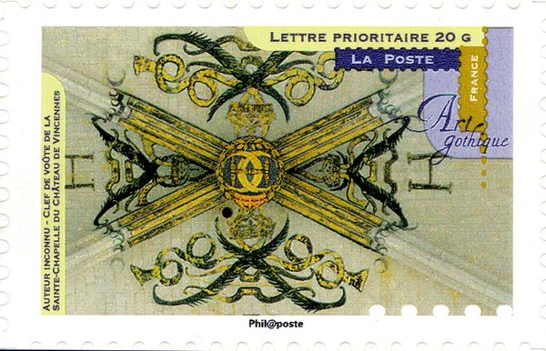 Keystone of the Sainte-Chapelle of Vincennes