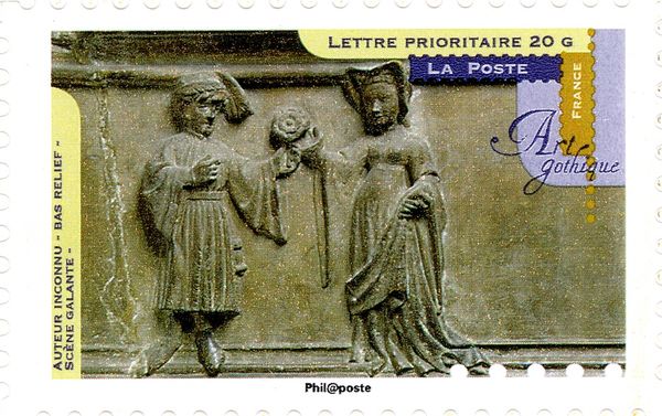 Bas-relief - Gallant Scene