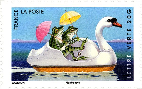 Frogs in a Swan-shaped Boat