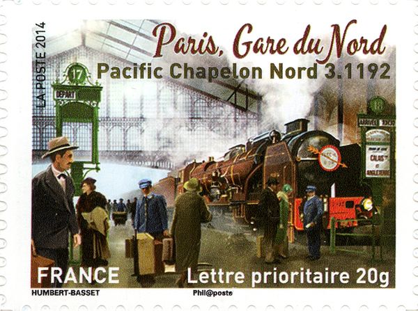 Paris, Gare du Nord 6 Pacific Chapelon Nord 3.1192