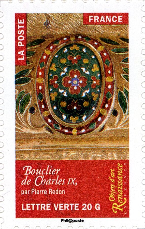 Shield of Charles IX, by Pierre Redon