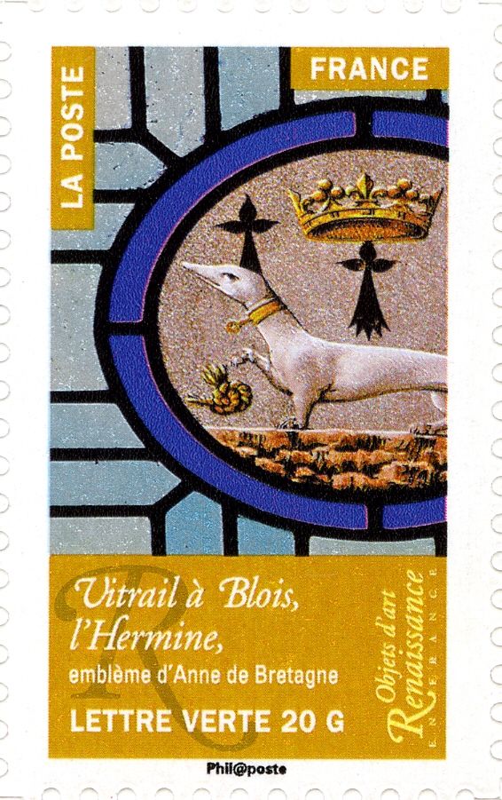 Stained Glass of Blois,the Hermine