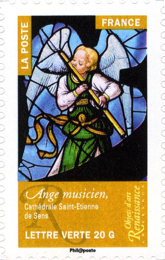 Angel Musician, St. Etinne Sens Cathedral