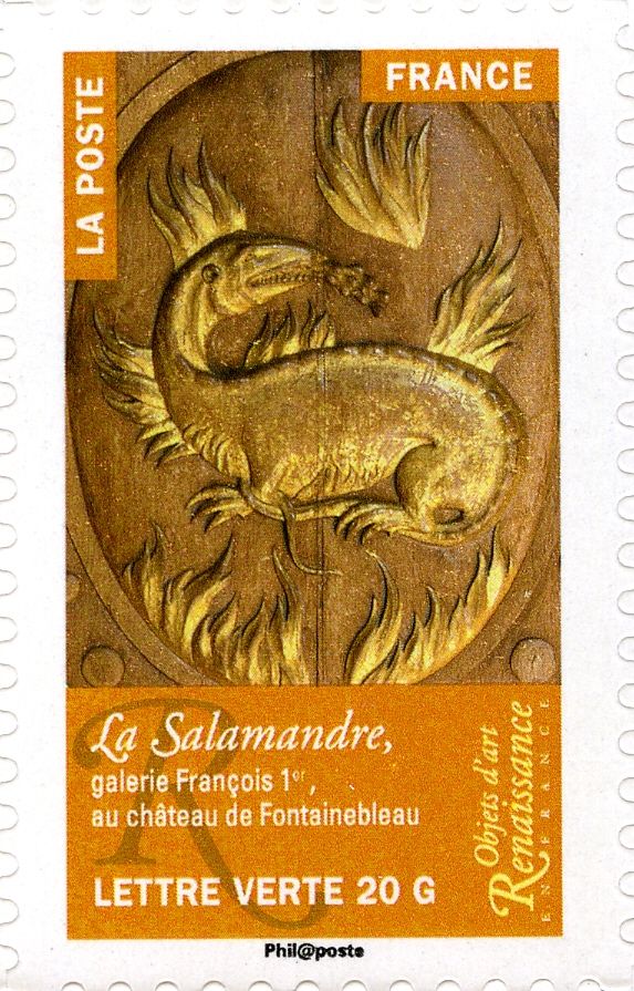 The Salamander Gallery François 1st, at Fontainebleau