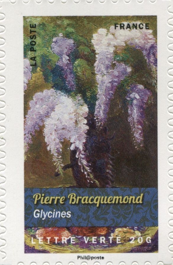 Glycines by Pierre Bracquemond