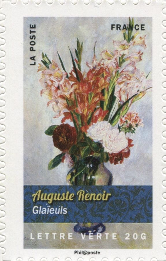 Gladioli by Auguste Renoir